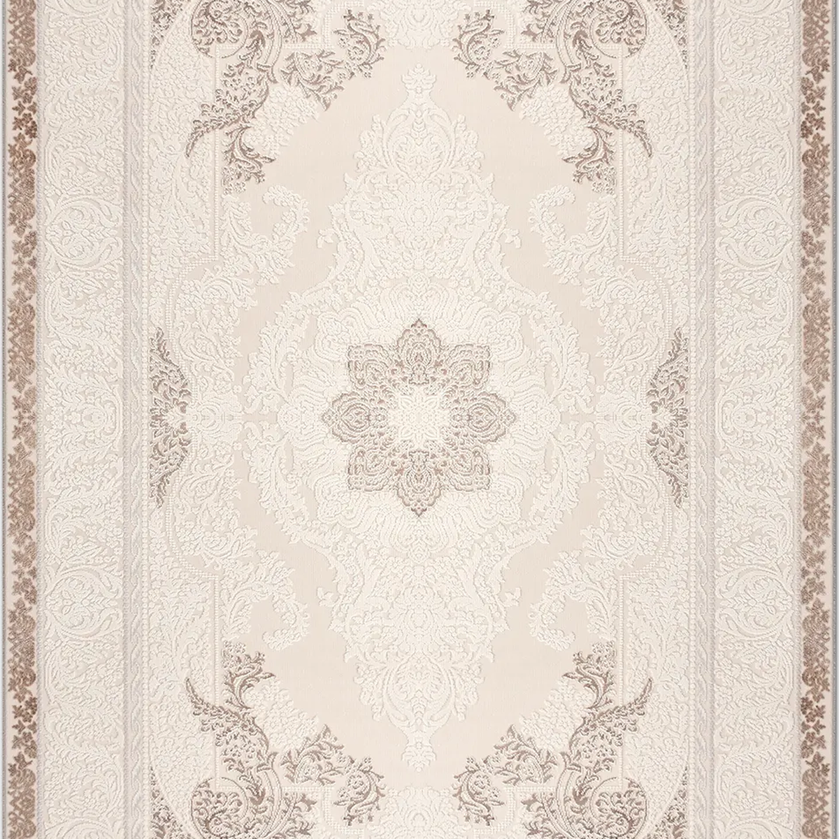 SHARED | Didyma Cream Beige Persian Style Traditional Medallion Machi photo 8