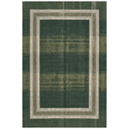 Springhead Modern Minimalist Border Forest Green Moss Bone Washable Indoor Outdoor Entryway Rug - RugzellaDigital Print RugRugzellaRugzellaBBB474-RECT-24x47-60x120cmRGZLLA141256Rectangle2' x 3'11" (60x120 cm)RECTANGLE | HERO | Springhead rectangle