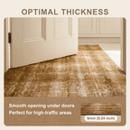 Stonefield Modern Distressed Solid Bronze Umber Wheat Washable Indoor Outdoor Entryway Rug - RugzellaDigital Print RugRugzellaRugzellaBBB475-RECT-24x47-60x120cmRGZLLA141591Rectangle2' x 3'11" (60x120 cm)SHARED | Stonefield feature thickness