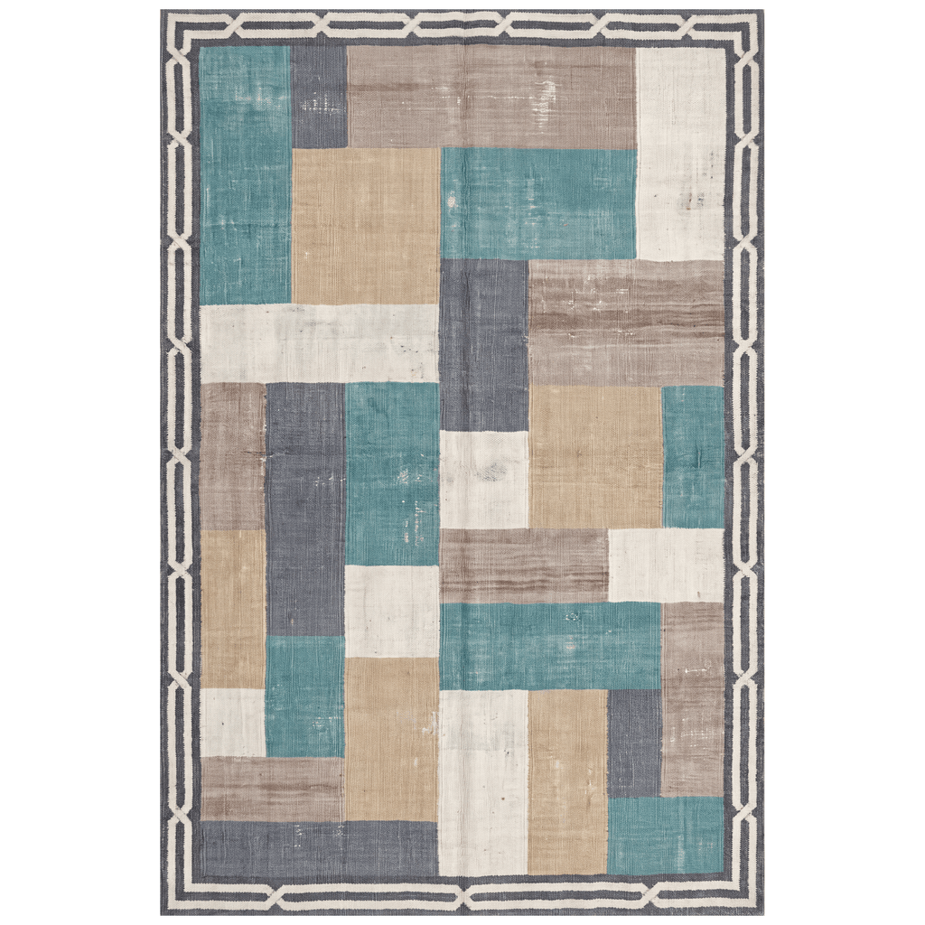 Thornbank Modern Speckled Mosaic Dot Teal Beige Slate Washable Indoor Outdoor Entryway Rug - RugzellaDigital Print RugRugzellaRugzellaBBB477-RECT-24x47-60x120cmRGZLLA145276Rectangle2' x 3'11" (60x120 cm)RECTANGLE | HERO | Thornbank rectangle