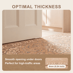 Townfield Traditional Distressed Medallion Camel Cream Indigo Washable Indoor Outdoor Entryway Rug - RugzellaDigital Print RugRugzellaRugzellaBBB478-RECT-24x47-60x120cmRGZLLA142261Rectangle2' x 3'11" (60x120 cm)SHARED | Townfield feature thickness