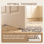 Twilight2 Traditional Medallion Border Mustard Charcoal Ivory Washable Indoor Outdoor Rug - RugzellaDigital Print RugRugzellaRugzellaBBB375-RECT-24x47-60x120cmRGZLLA108761Rectangle2' x 3'11" (60x120 cm)SHARED | Twilight2 feature thickness