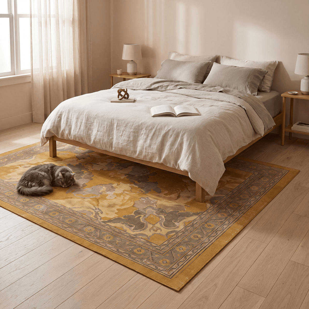 Wellfield Modern Abstract Watercolor Ochre Olive Stone Washable Indoor Outdoor Entryway Rug - RugzellaDigital Print RugRugzellaRugzellaBBB481-RECT-24x47-60x120cmRGZLLA145611Rectangle2' x 3'11" (60x120 cm)RECTANGLE | Wellfield rectangle bedroom