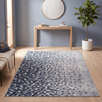 Wheatfield Modern Speckled Mosaic Dot Indigo Blue Storm Grey Chalk Washable Indoor Outdoor Entryway Rug - RugzellaDigital Print RugRugzellaRugzellaBBB483-RECT-24x47-60x120cmRGZLLA146281Rectangle2' x 3'11" (60x120 cm)RECTANGLE | Wheatfield rectangle entryway