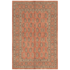 Wildmoor Traditional Floral Border Terracotta Ivory Sage Washable Indoor Outdoor Entryway Rug - RugzellaDigital Print RugRugzellaRugzellaBBB485-RECT-24x47-60x120cmRGZLLA146951Rectangle2' x 3'11" (60x120 cm)RECTANGLE | HERO | Wildmoor rectangle